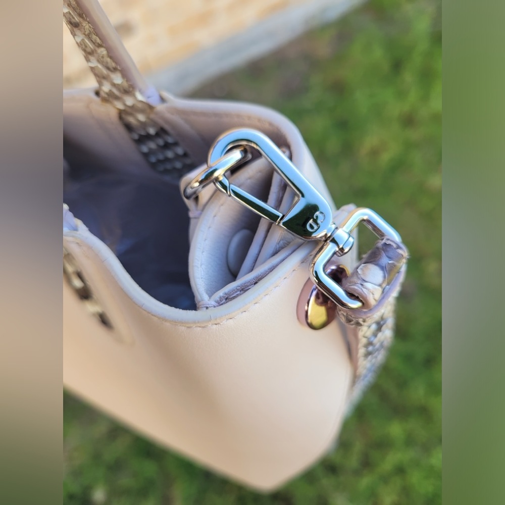 DIOR 2 Way Leather and Python Handbag/Shoulder - Picture 10 of 14